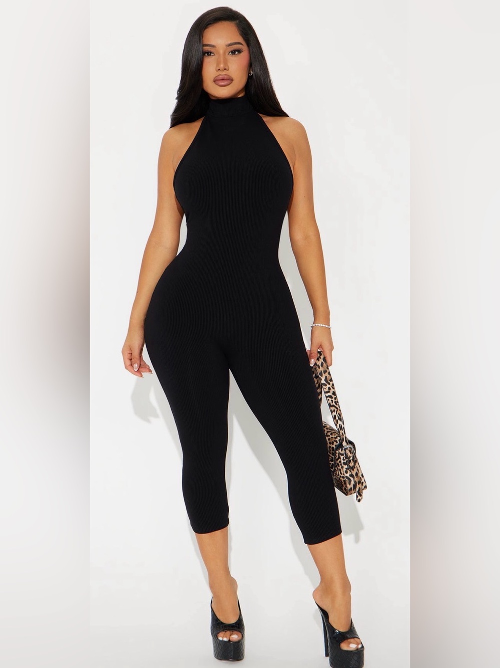 Cassandra Snatched Capri Jumpsuit